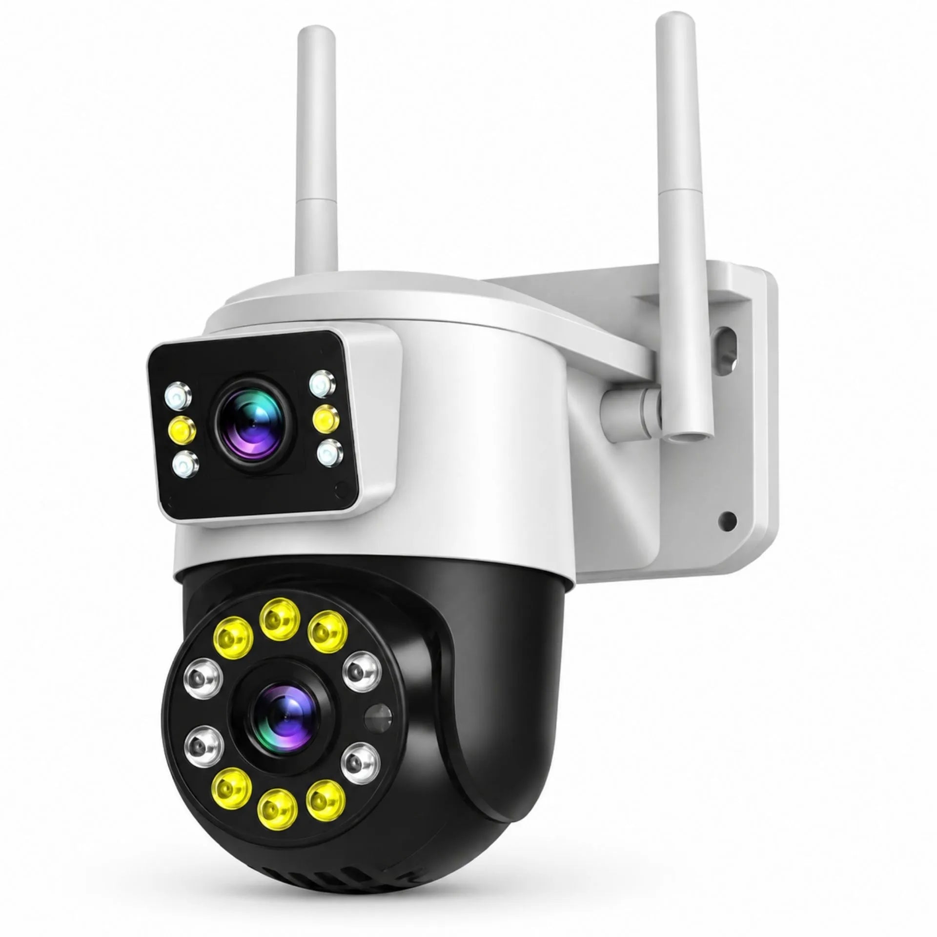 Cámara de Seguridad WiFi Exterior Doble Lente Full HD 360° TC-193