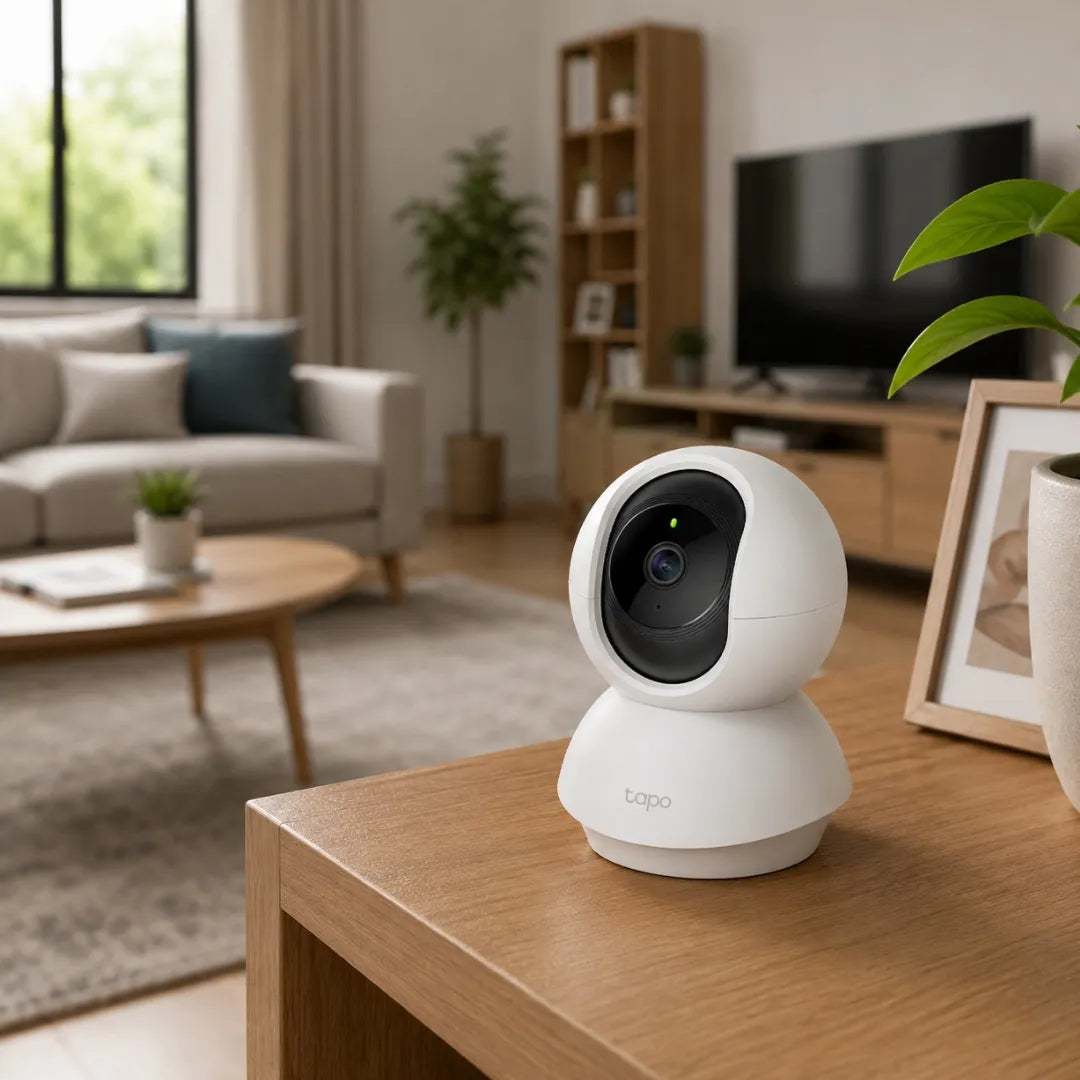 Cámara De Seguridad Interior Full HD Con Visión Nocturna Y Audio Bidireccional Tapo TP-Link C200