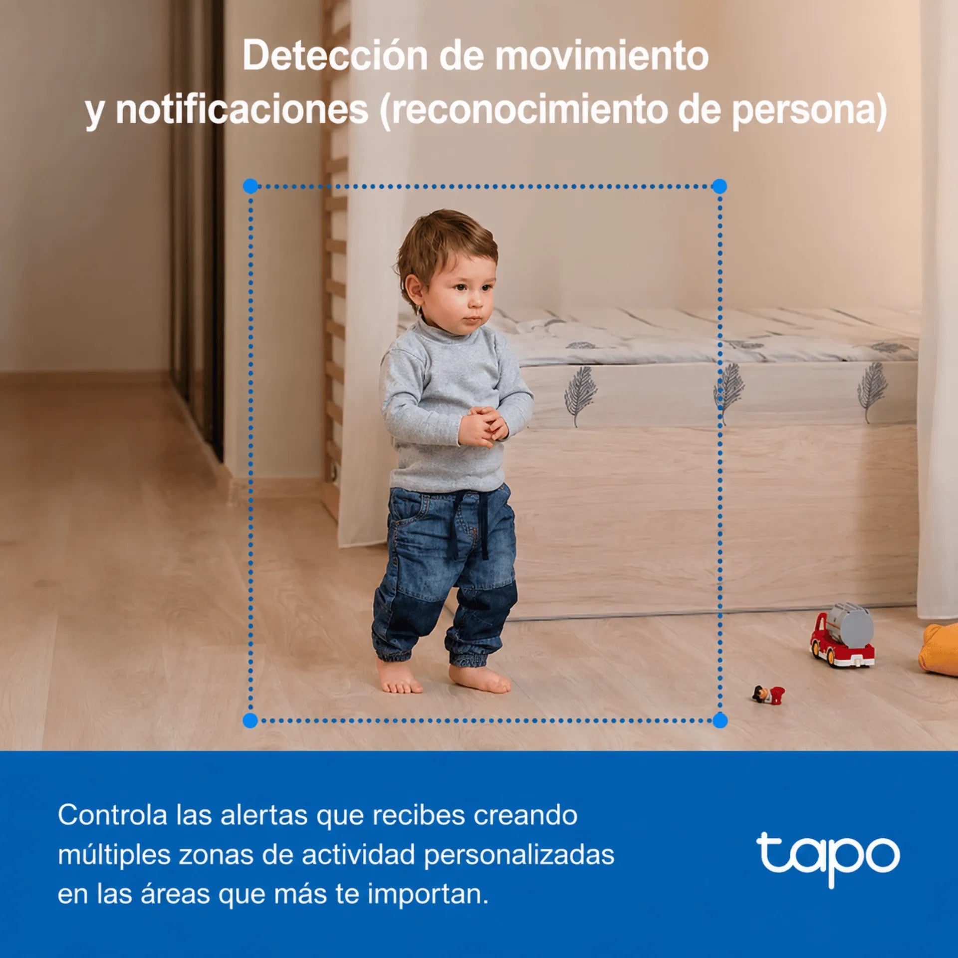 Cámara De Seguridad Interior Full HD Con Visión Nocturna Y Audio Bidireccional Tapo TP-Link C200