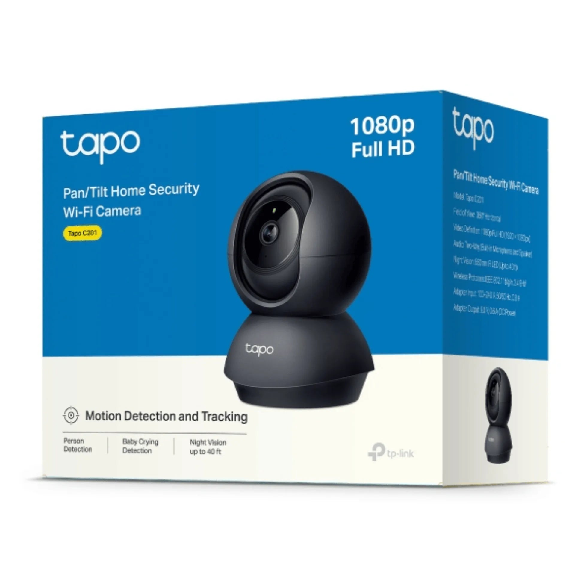 Cámara De Seguridad Interior Full HD Con Visión Nocturna Y Audio Bidireccional Tapo TP-Link C200