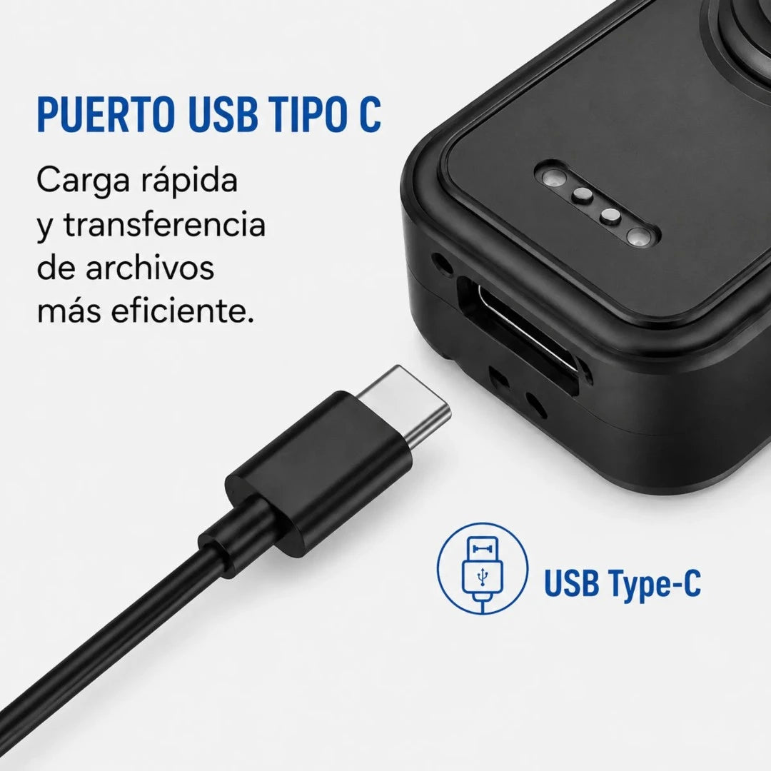 Cámara De Acción Mini HD Con Pantalla IPS Y Collar Magnético Baihuo City MY-7769