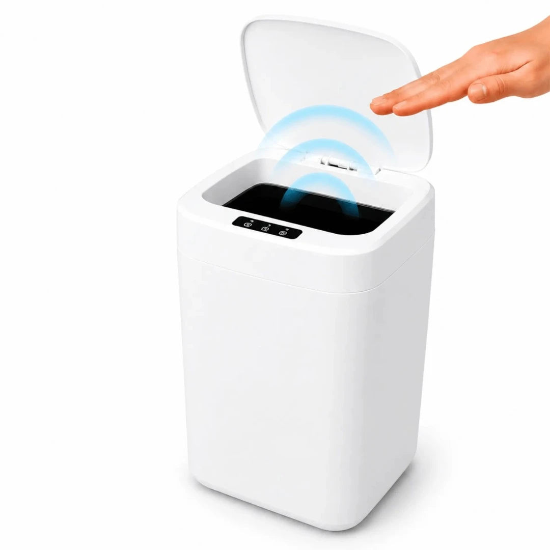 Caneca De Basura Automática Inteligente Con Sensor Infrarrojo Y Luz UV 8620B