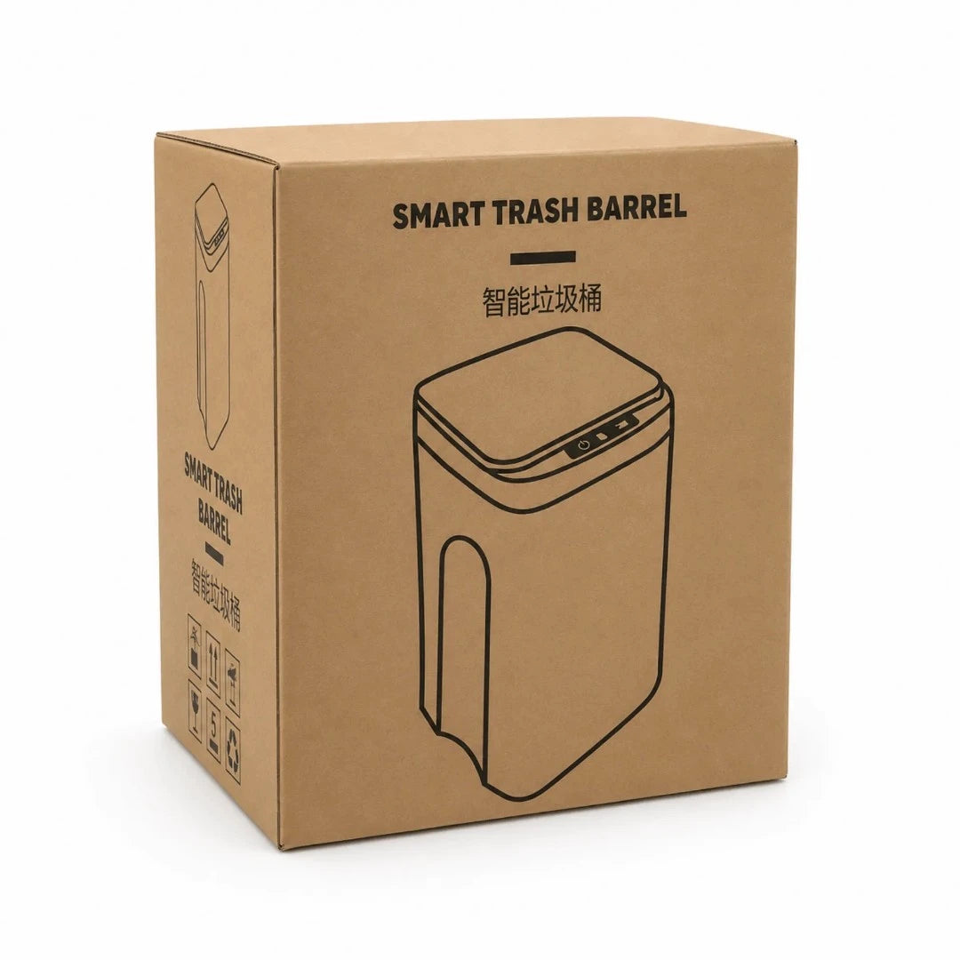 Caneca De Basura Automática Inteligente Con Sensor Infrarrojo Y Luz UV 8620B