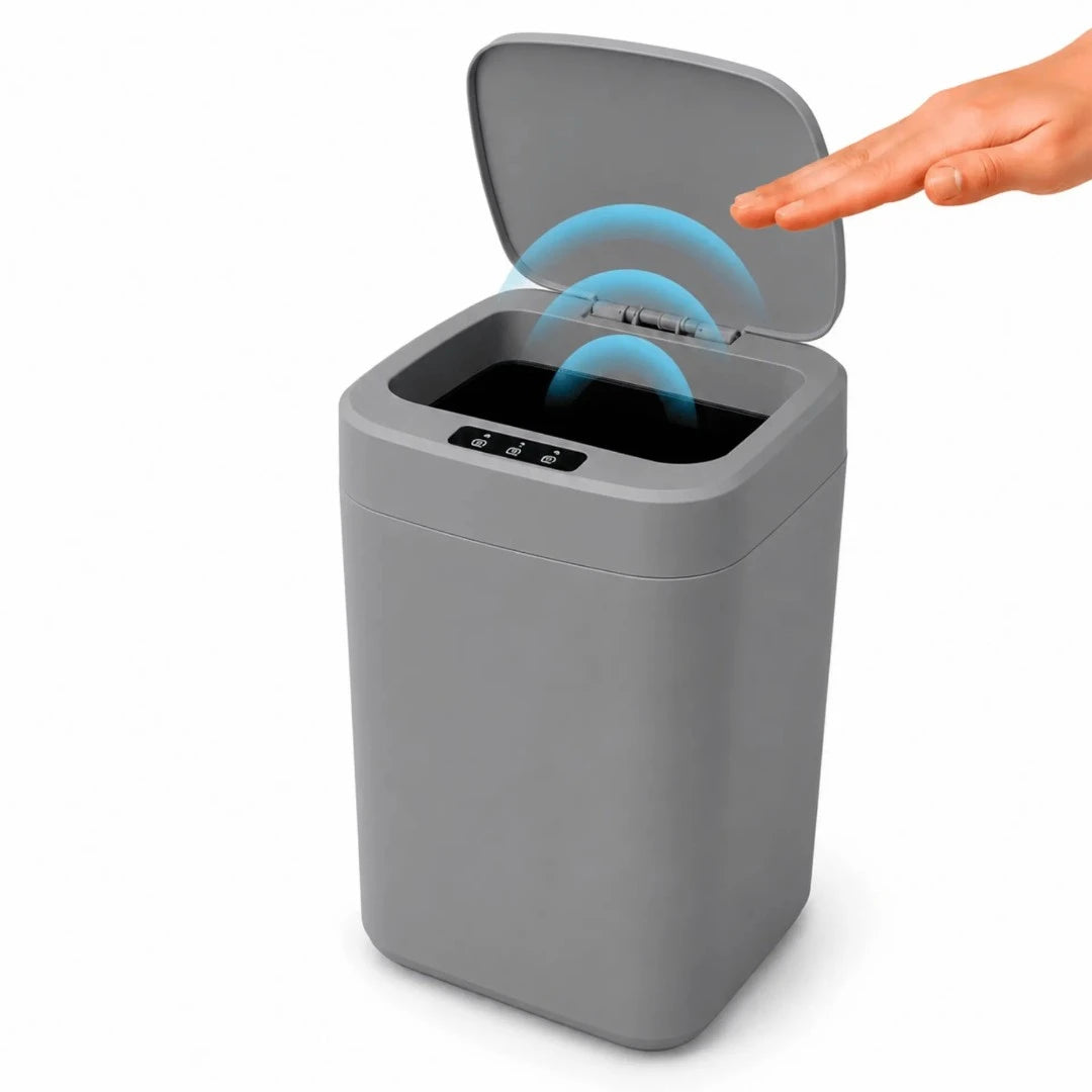 Caneca De Basura Automática Inteligente Con Sensor Infrarrojo Y Luz UV 8620B