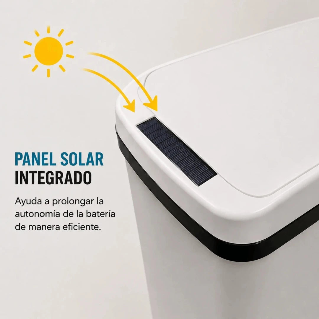 Caneca De Basura Automática Inteligente Con Sensor Infrarrojo Recargable LJT-208