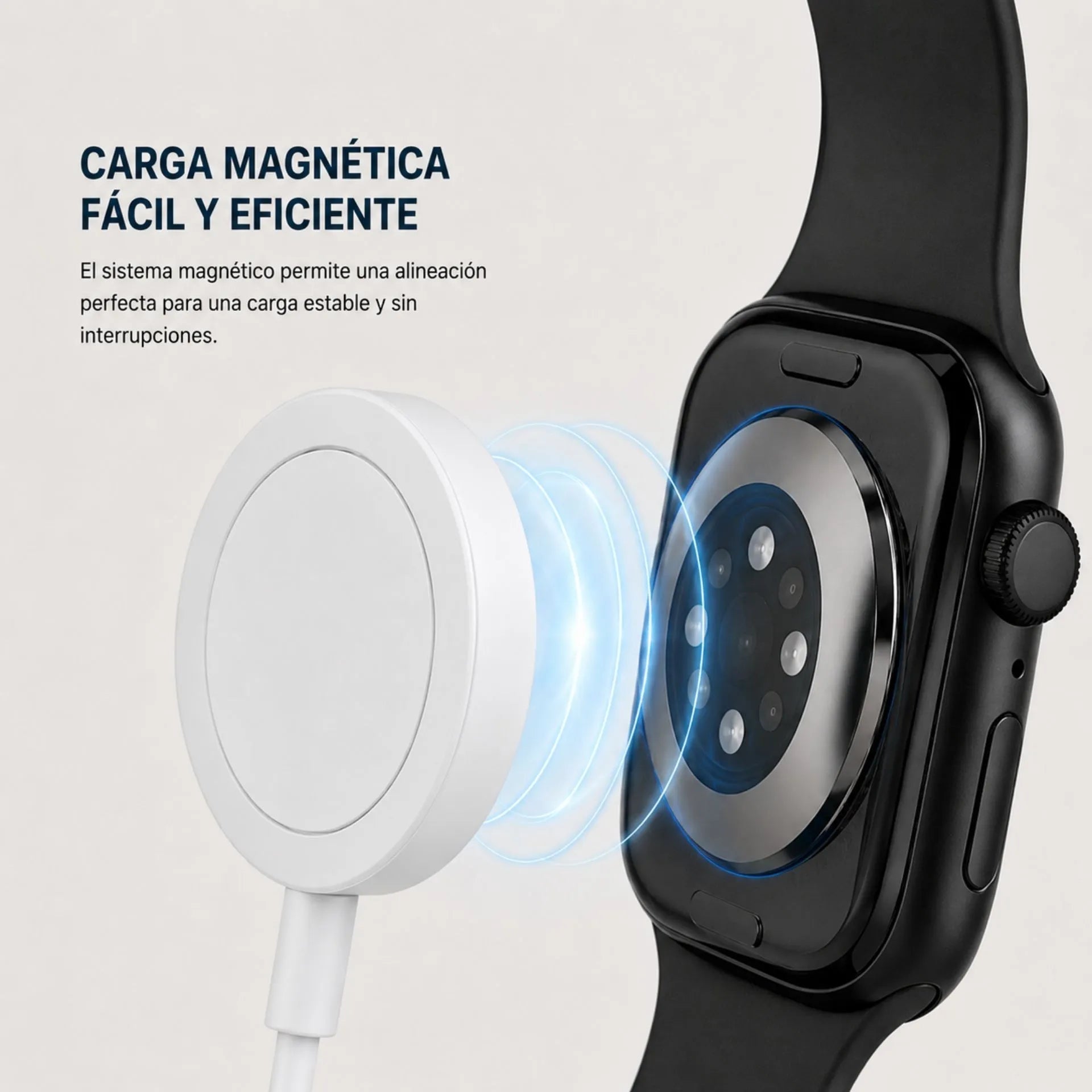 Cargador Magnético Inalámbrico Para Smartwatch SGS IW16U