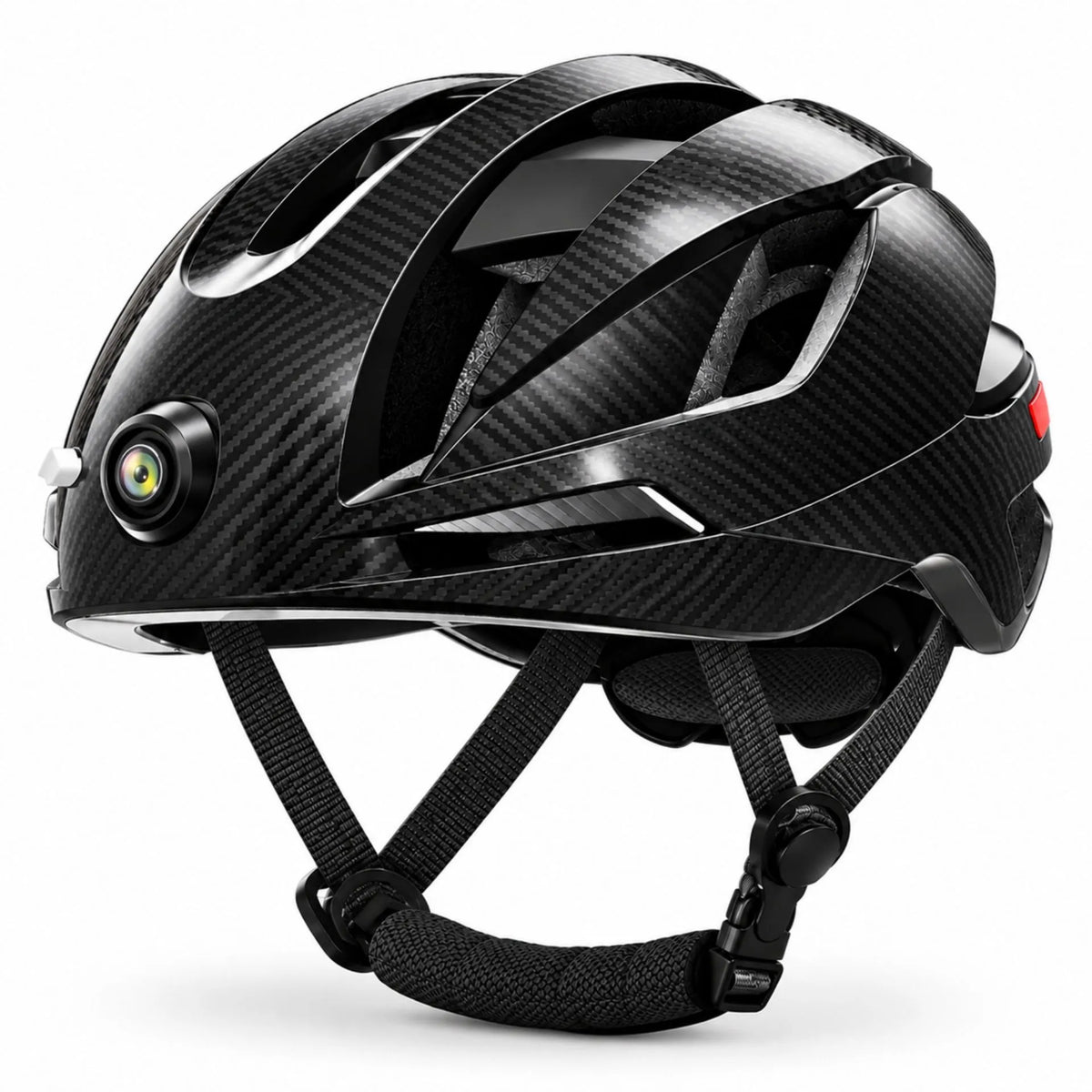 Casco Inteligente Para Bicicleta Con Cámara Full HD 1080P, Bluetooth, GPS Y Luz LED De Seguridad AE0607