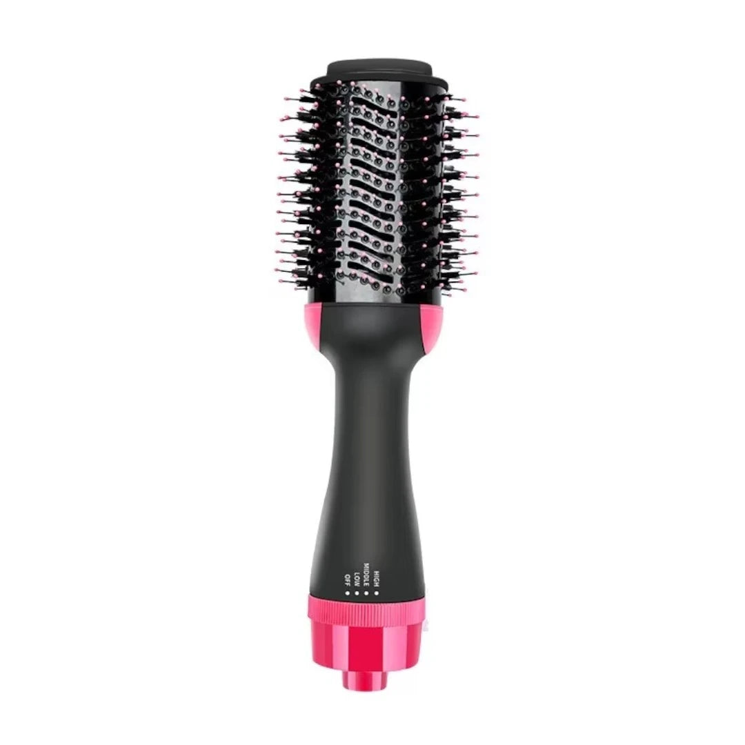 Cepillo Secador 2 En 1 Para Cabello Con Aire Caliente Alisa Y Da Volumen Baihuo City MY-7213