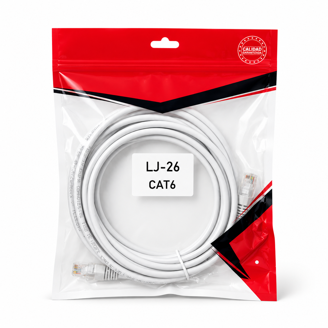 Cable De Red LAN CAT6 2M/3M/5M/10M/15M/20M RJ45 LJ-26 CAT6