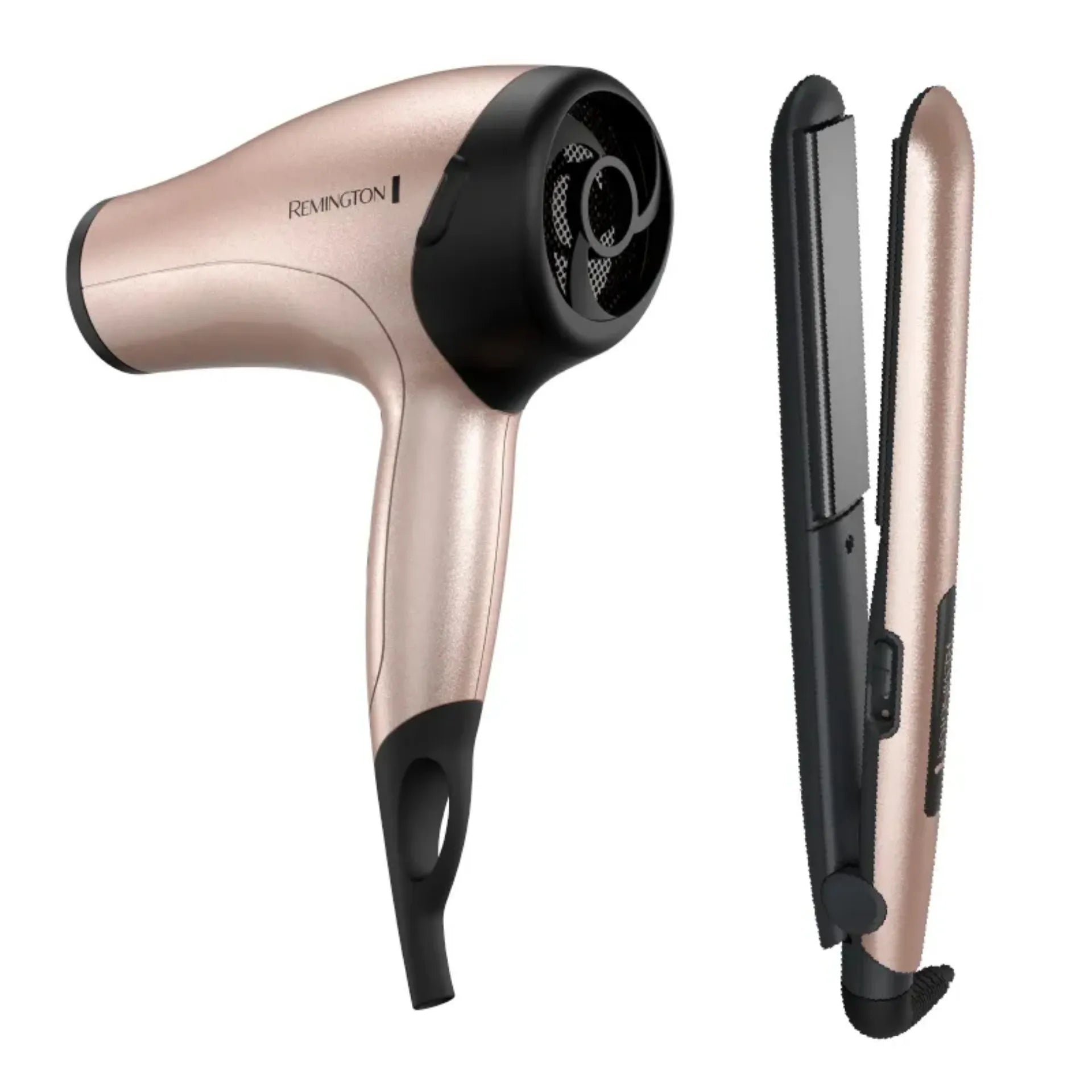 Combo Remington De Secador Iónico 1875W Y Plancha Cerámica Anti Frizz D3015-S1520