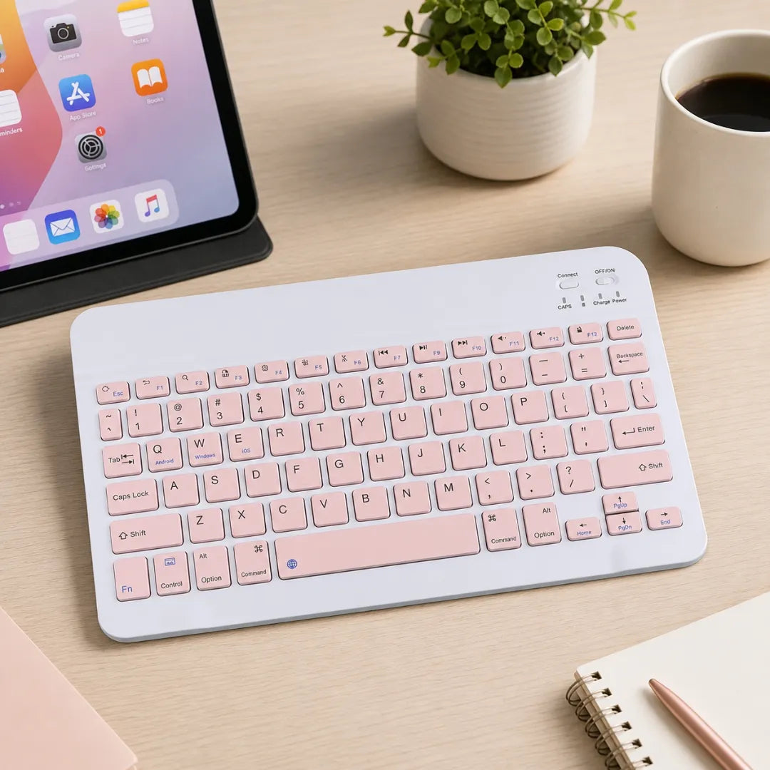 Combo Teclado Y Mouse Inalámbrico Recargable Con Bluetooth Para PC Y Android Baihuo City MY-7083