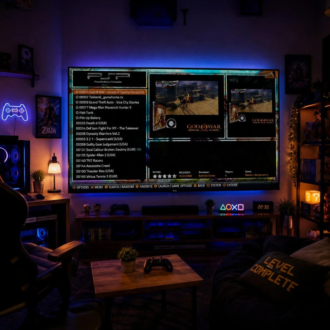 Consola De Juegos Retro HDMI Con 52 Emuladores Y 15.000 Juegos M22