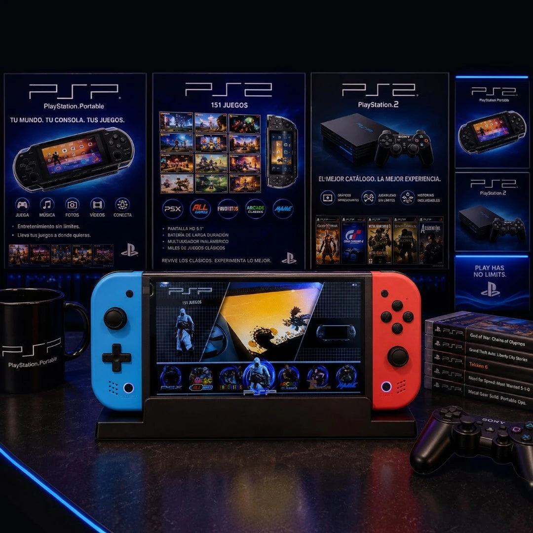 Consola De Mano Retro Con Pantalla IPS De 7 Pulgadas Y Salida HDMI M20 PRO