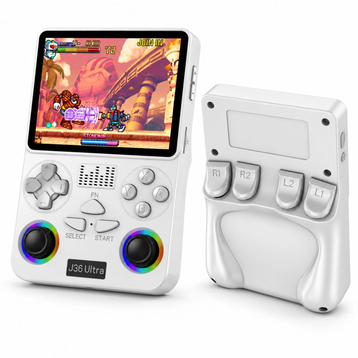 Consola De Videojuegos Retro Portátil Con Pantalla Y Controles Integrados J36 ULTRA
