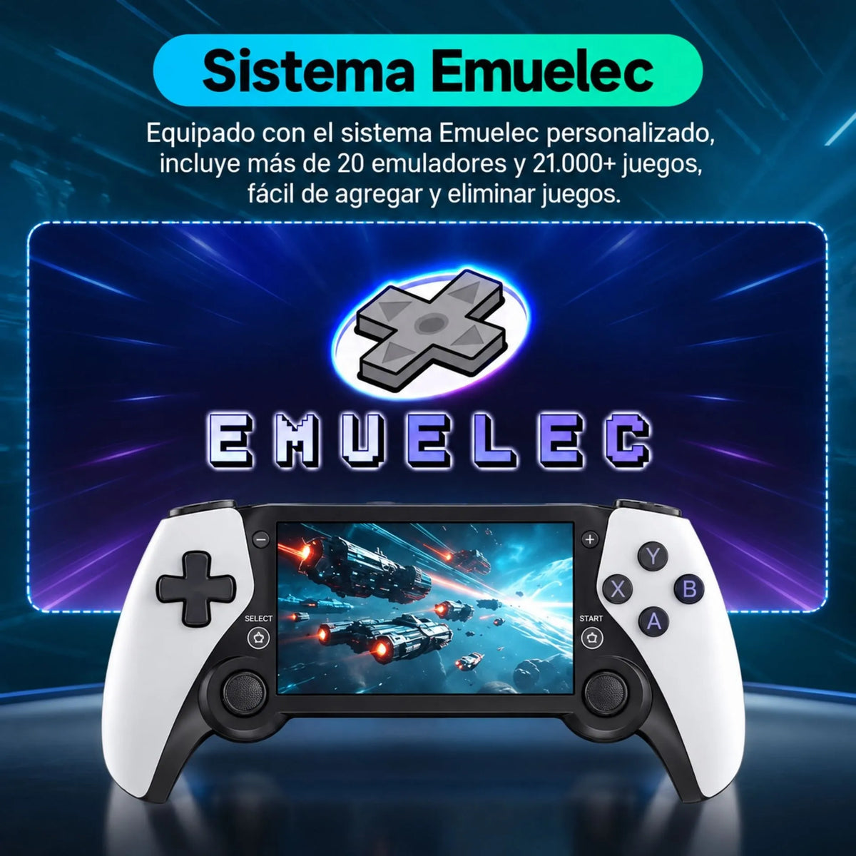 Consola De Videojuegos Retro Portátil Con Pantalla De 4.3 Pulgadas Más De 21.000 Juegos M25