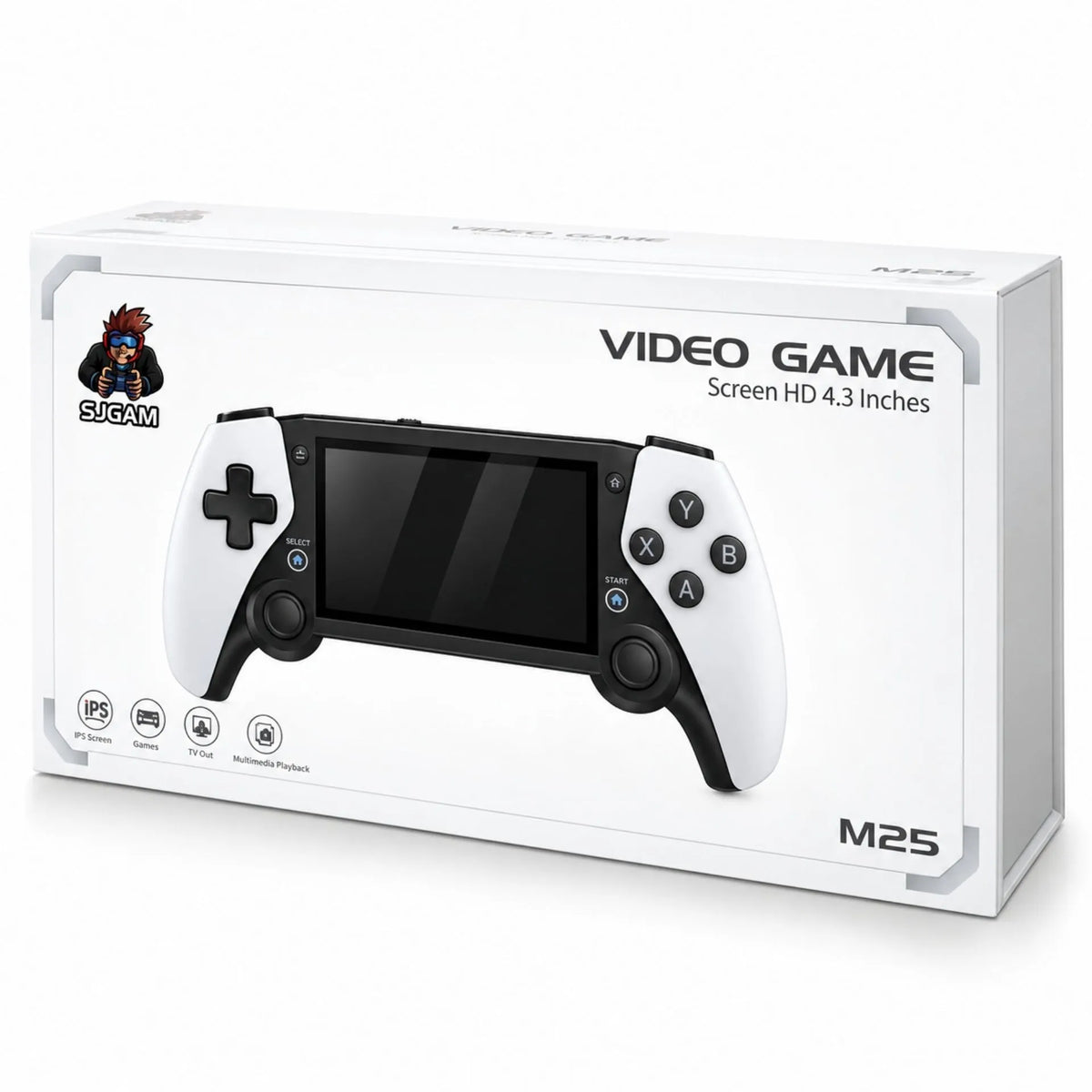 Consola De Videojuegos Retro Portátil Con Pantalla De 4.3 Pulgadas Más De 21.000 Juegos M25