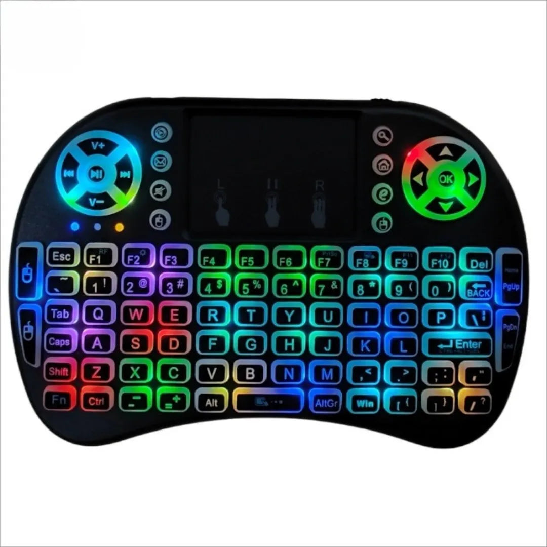 Control Para Smart TV Con Teclado Integrado Y Touchpad Inalámbrico Baihuo City MY-710