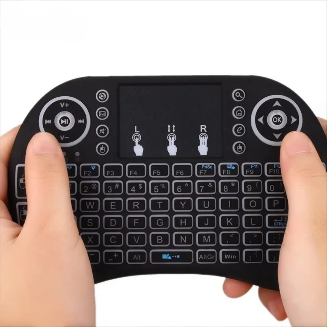 Control Para Smart TV Con Teclado Integrado Y Touchpad Inalámbrico Baihuo City MY-710