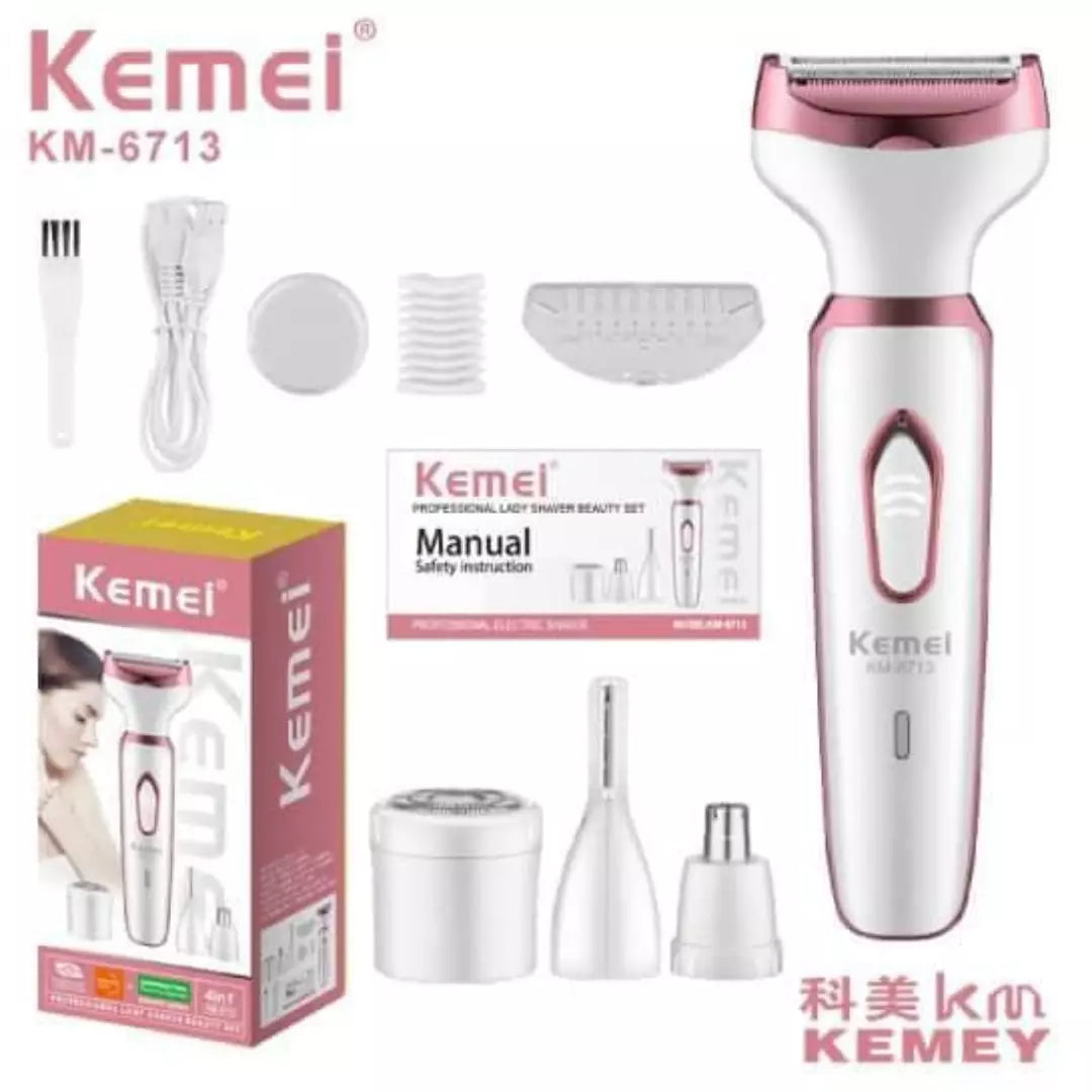 Depiladora De Cuerpo Para Uso Casero KEMEI 6713