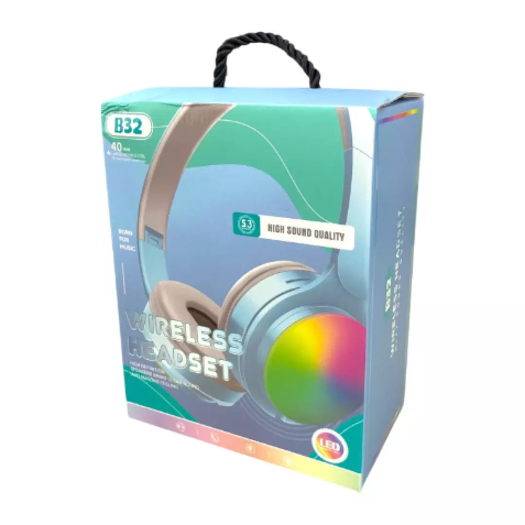 Diadema Bluetooth Con Retroiluminado B32 B2B