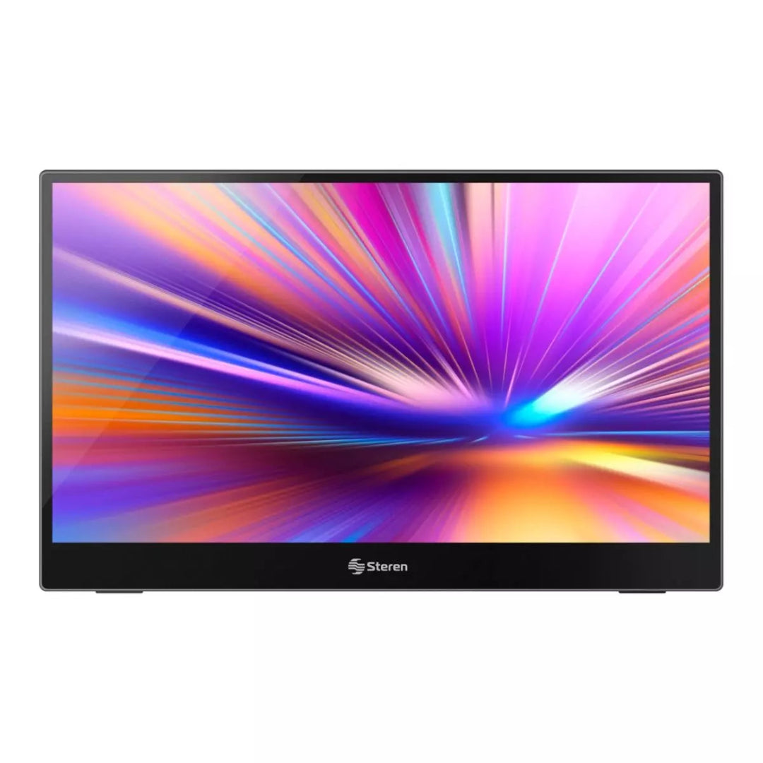 Monitor Portátil Táctil 15.6” Full HD para Duplicar Pantalla con USB-C y Mini HDMI Steren DIS-116T