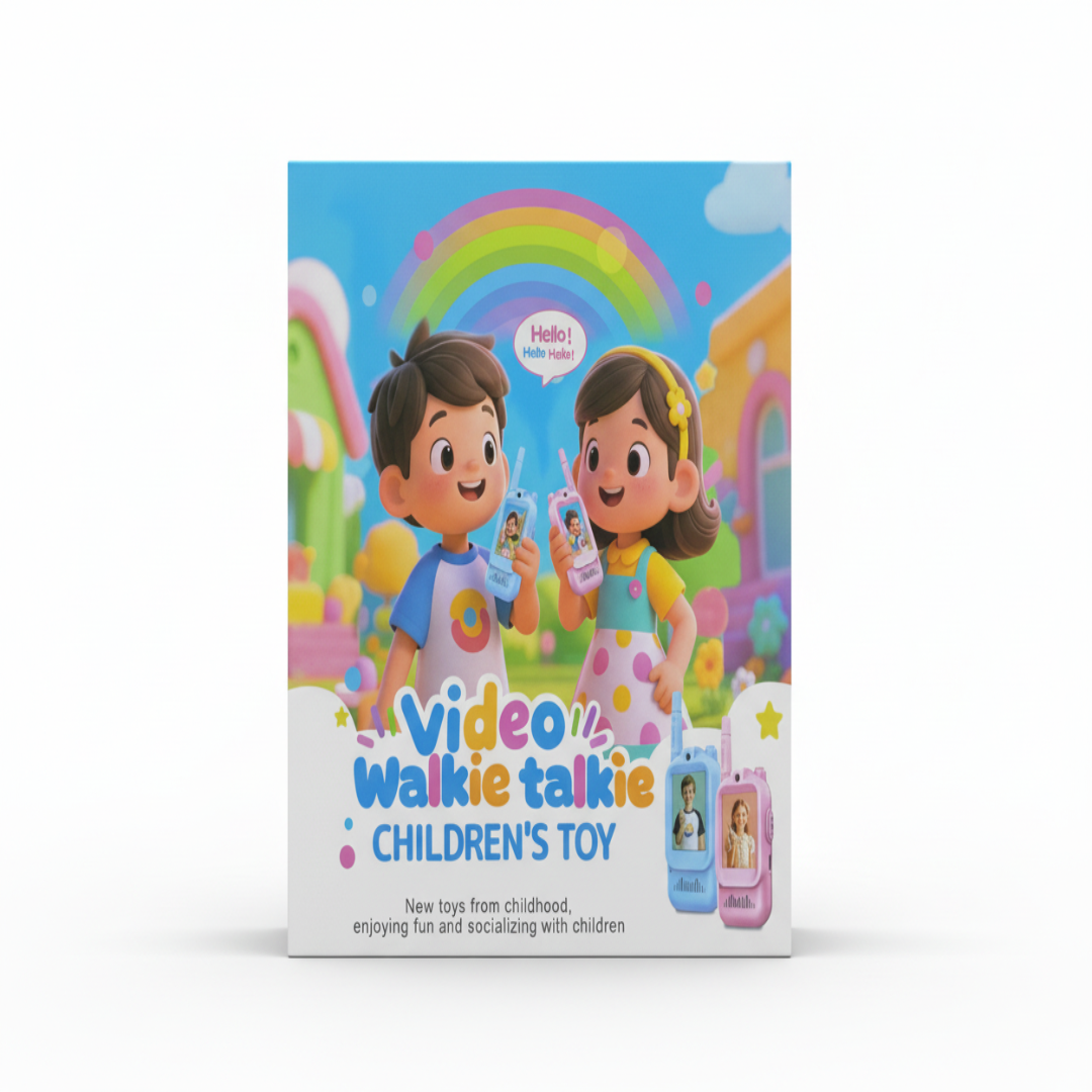 Walkie Talkie Para Niños Con Camara Para Videolamada Recargable Kit X2 DJ-05