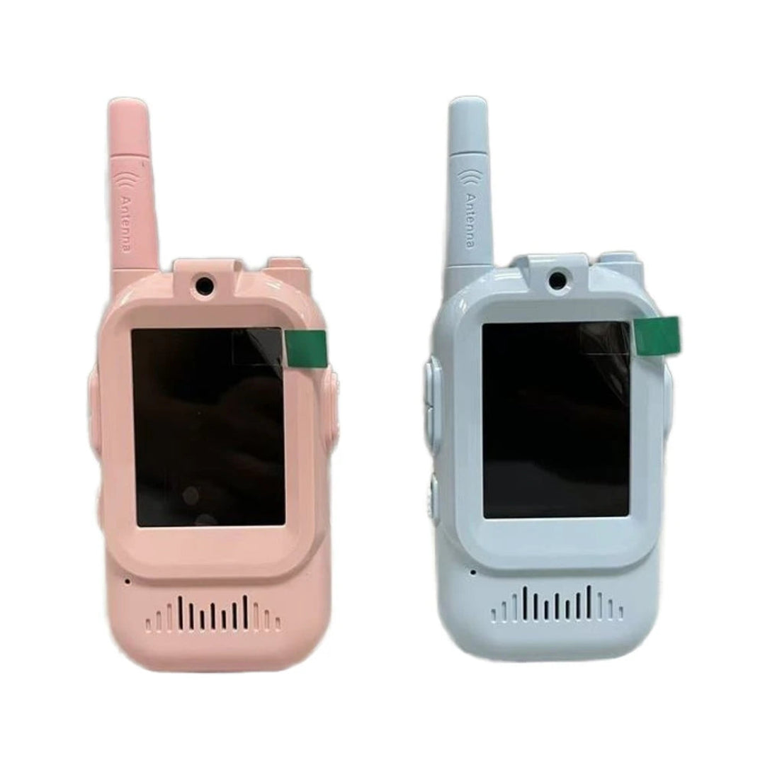 Walkie Talkie Para Niños Con Camara Para Videolamada Recargable Kit X2 DJ-05