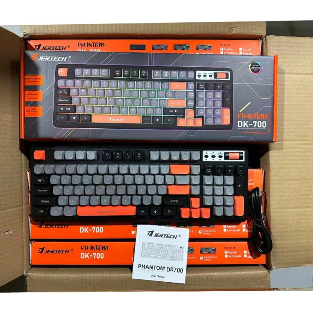 Teclado Jertech De Membrana con Retroiluminado DK700