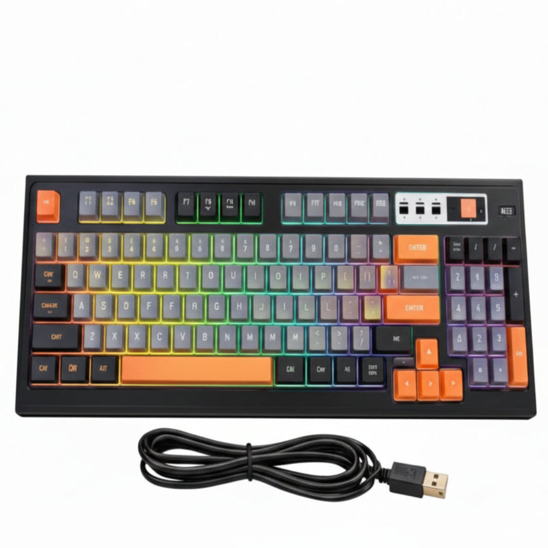 Teclado Jertech De Membrana con Retroiluminado DK700