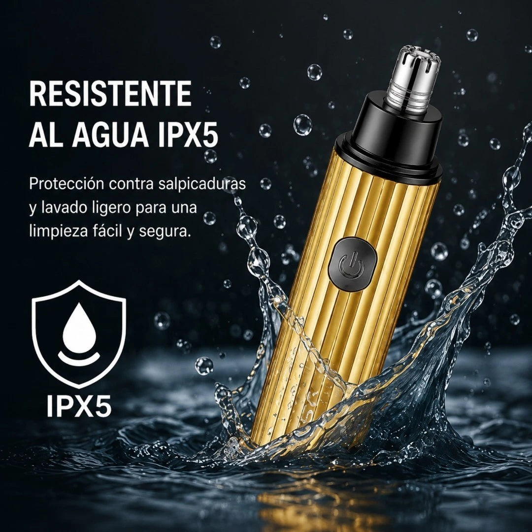 Depiladora De Nariz Y Oídos VGR Recargable USB-C Con Cuchillas De Acero V-629