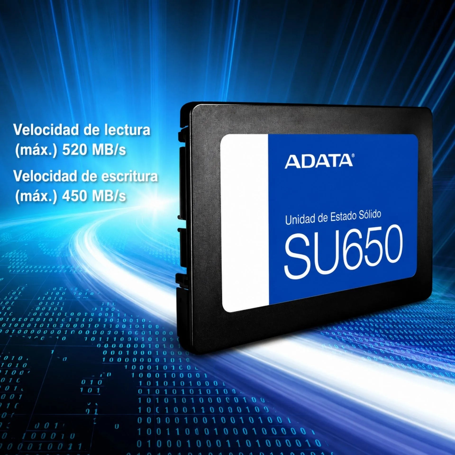 Disco De Estado Sólido SSD 256GB SATA 2.5 ADATA SU650 ASU650SS-256GT