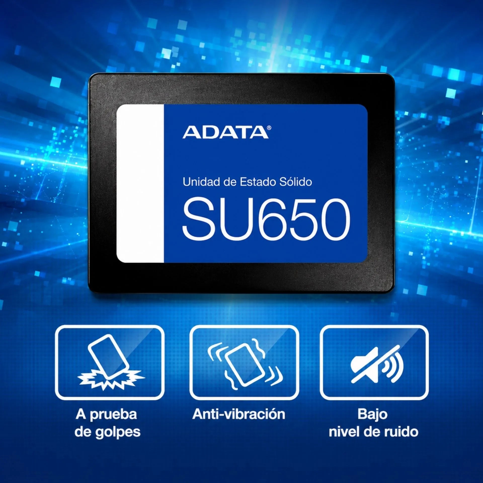 Disco De Estado Sólido SSD 256GB SATA 2.5 ADATA SU650 ASU650SS-256GT