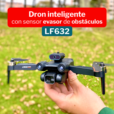 Drone Inteligente Plegable Doble Camara/Doble Bateria LF632 ¡Envio Gratis!