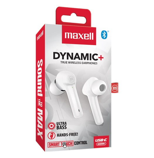 Audífonos Bluetooth TWS Maxell Dynamic+ EB-BTDY