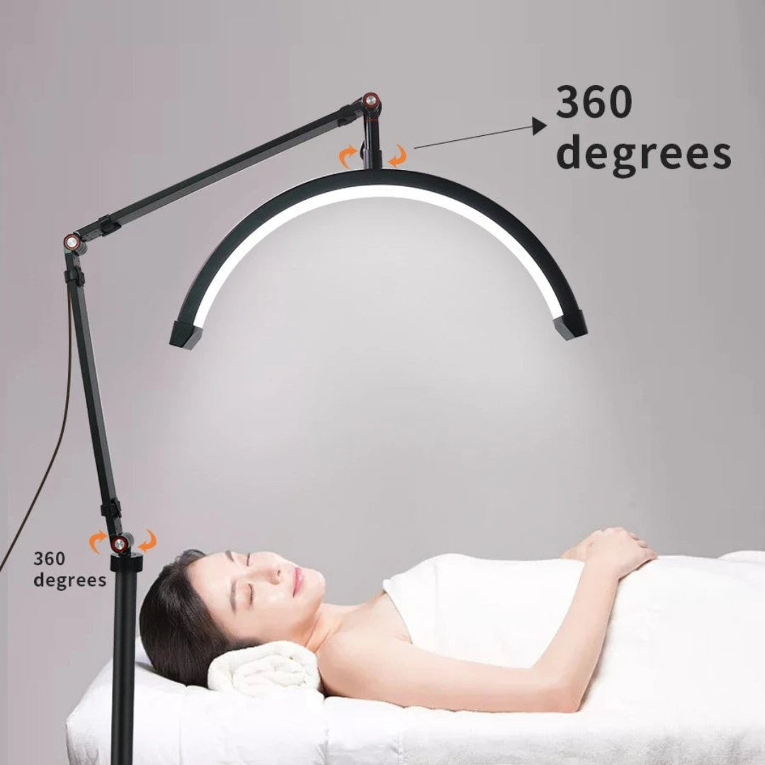 Lámpara Media Luna Con Potencia de 36w y 3 Niveles De Luz  F-700B