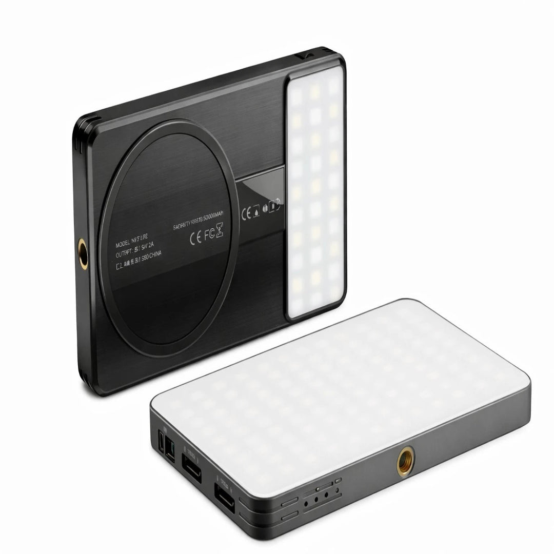Luz Led Portatil Magnetica Con Potencia 10w Para Creacion De Contenido FM-168R