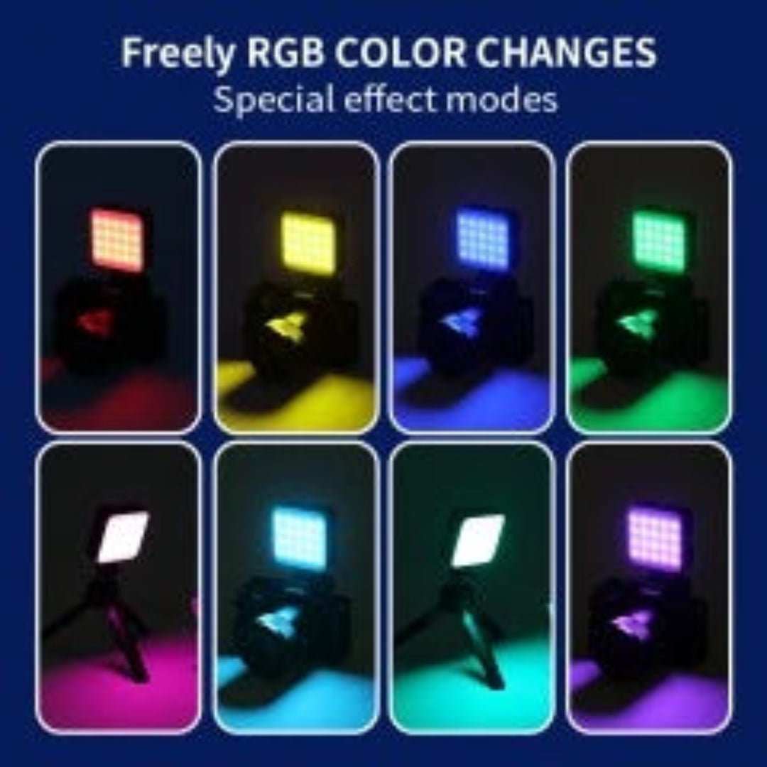 Luz Led Jmary Recargable Portatil Con Control De Intesidad FM-69RGB