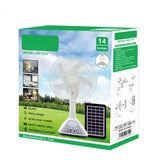 Ventilador/Abanico Recargable Panel solar 14" Gdtimes GD-314 ¡Envio Gratis!