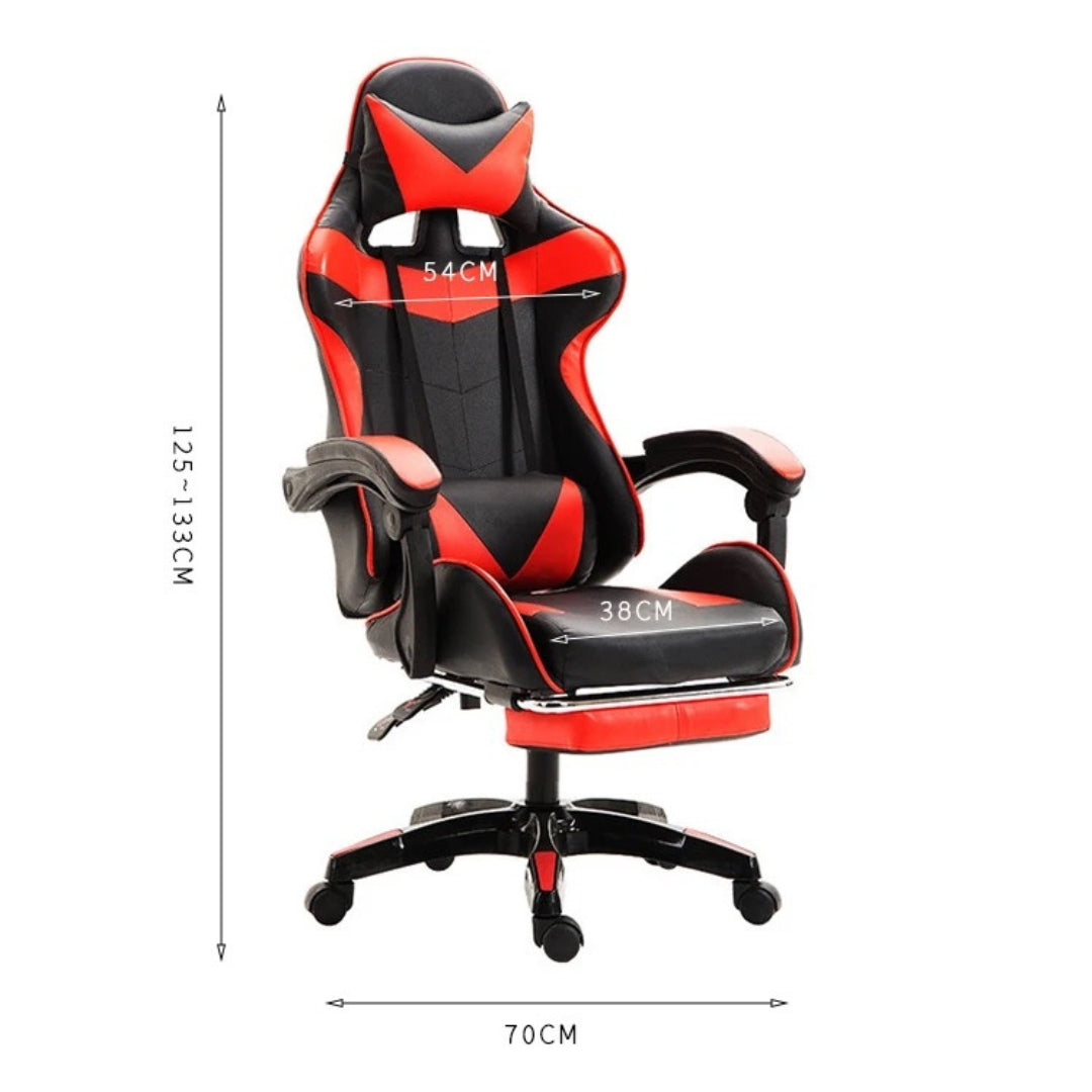 Silla Gamer Jertech Giratoria Con Soporte Lumbar GR101
