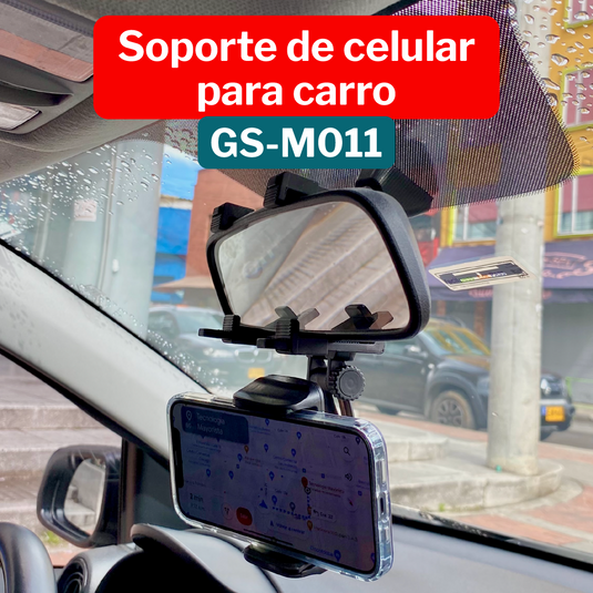 Soporte P/Celular Vehicular Espejo Gemasoung GS-M011