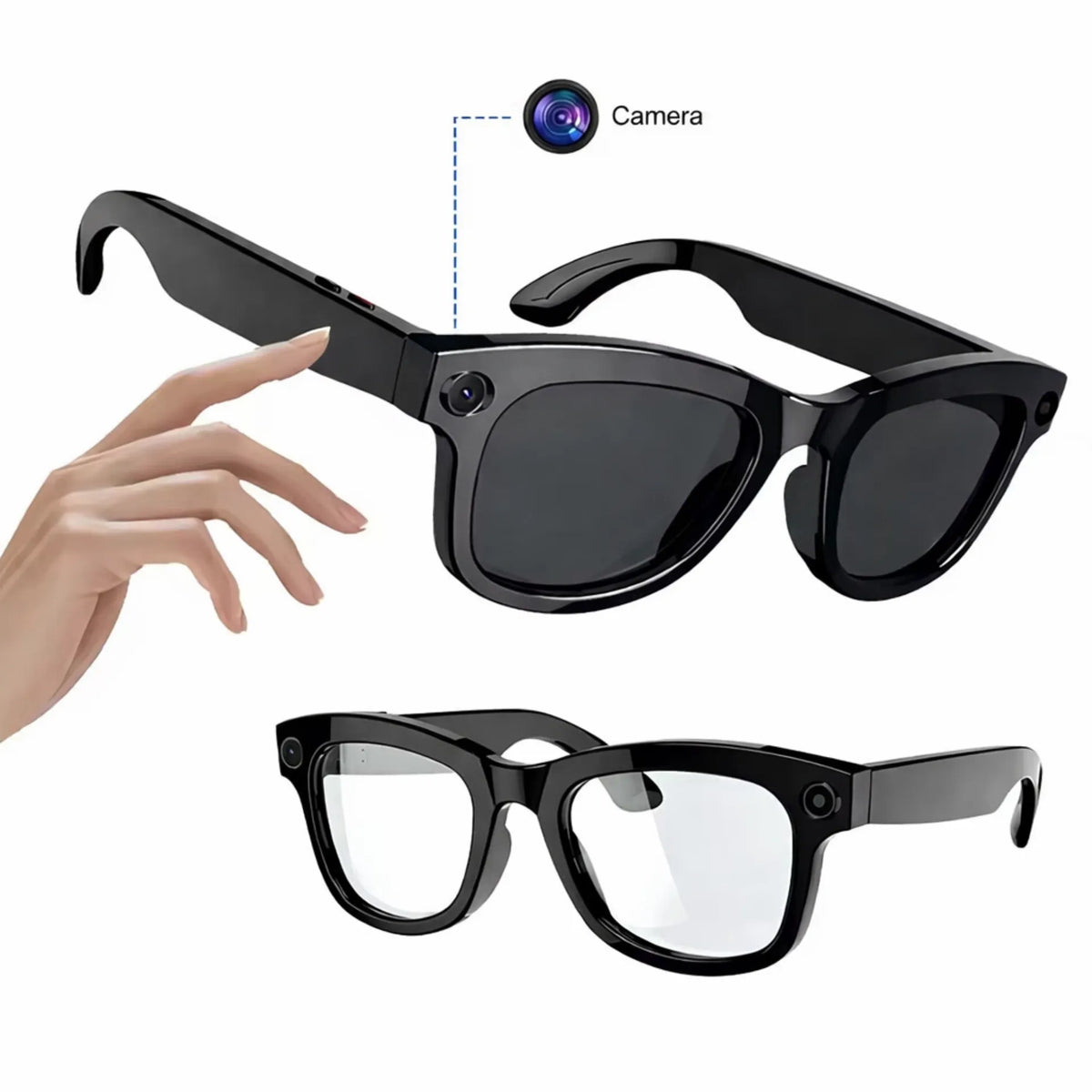 Gafas De Sol Inteligentes Con Cámara 1080P, Traductor IA y Control Táctil GBE M01 PRO