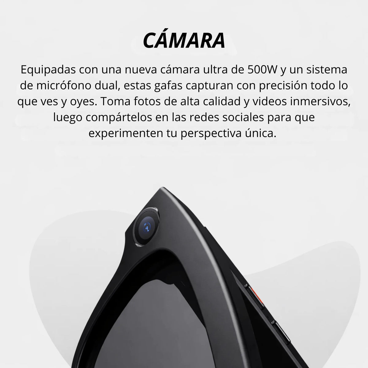 Gafas De Sol Inteligentes Con Cámara 1080P, Traductor IA y Control Táctil GBE M01 PRO