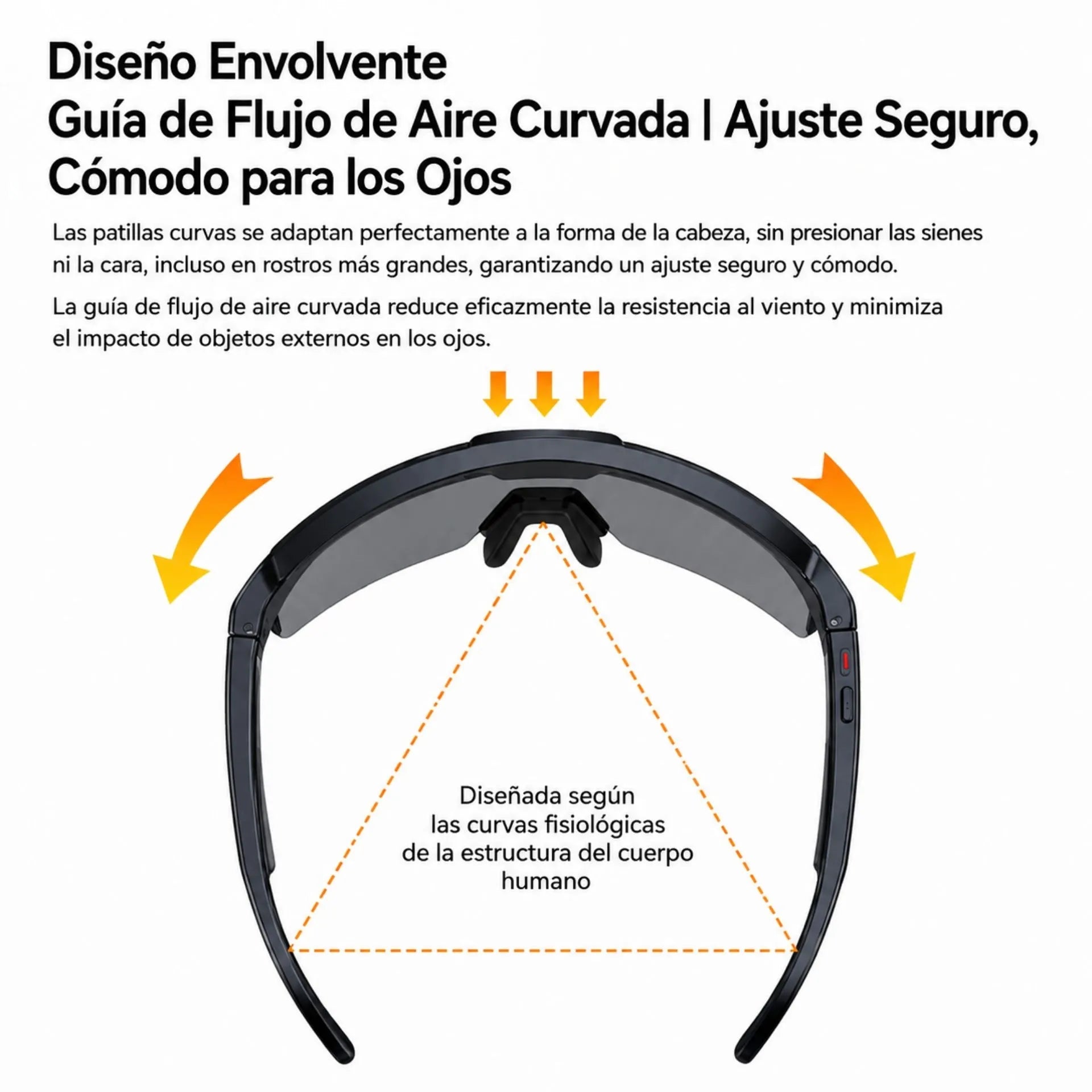 Gafas Inteligentes Con Cámara 35MP Video Full HD y Funciones IA Q01
