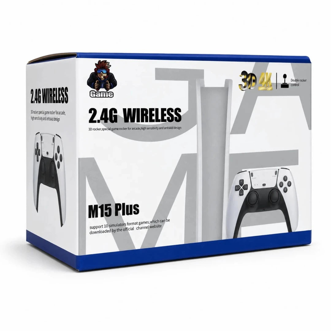Consola De Juegos Retro Full HD Con 2 Controles Inalámbricos M15