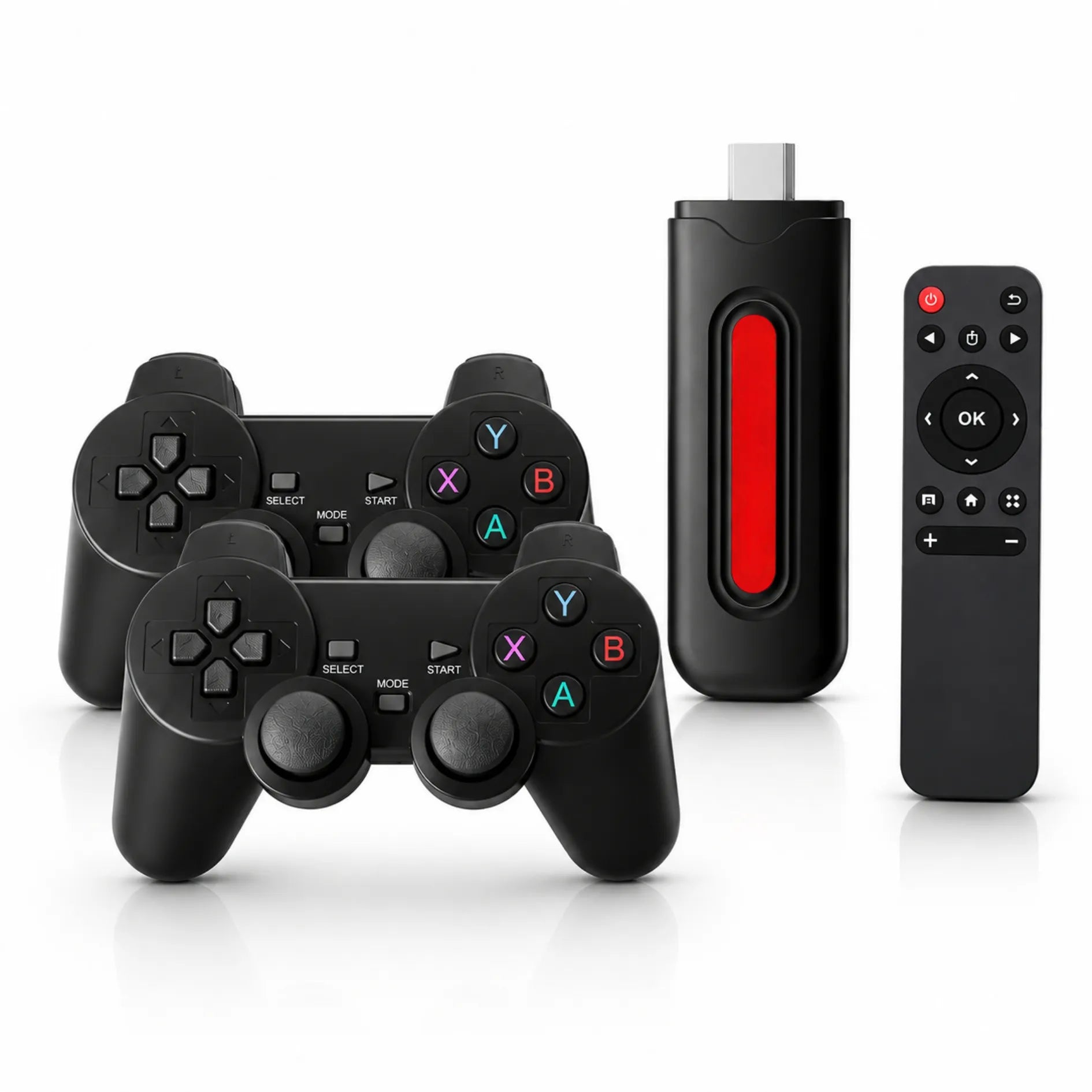 Game Stick Retro Android TV Con 28.656 Juegos Y Controles Inalámbricos Q9 PRO