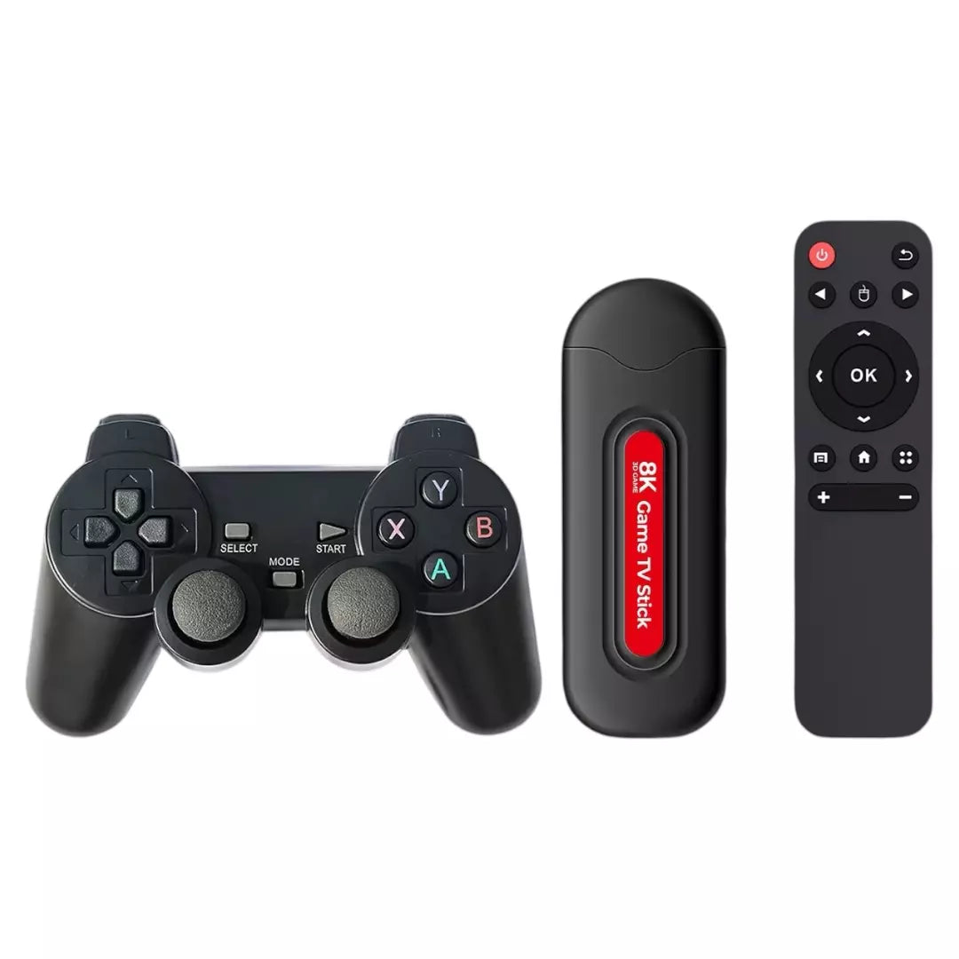 Game Stick Retro Android TV Con 28.656 Juegos Y Controles Inalámbricos Q9 PRO