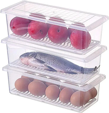 Recipiente en forma rectangular para almacenar alimentos 230403-25