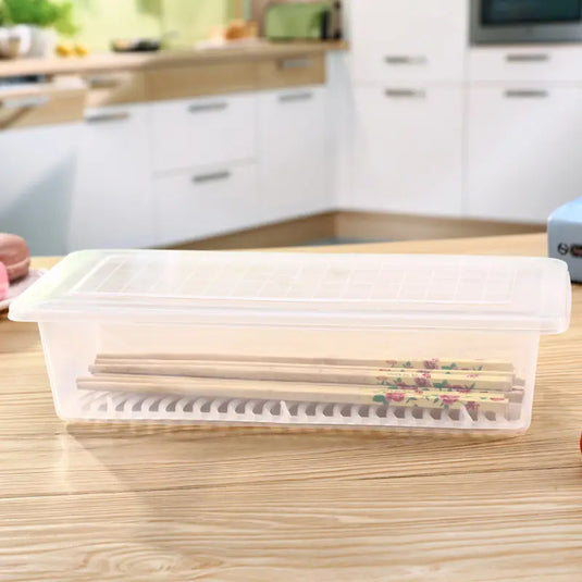 Recipiente en forma rectangular para almacenar alimentos 230403-25