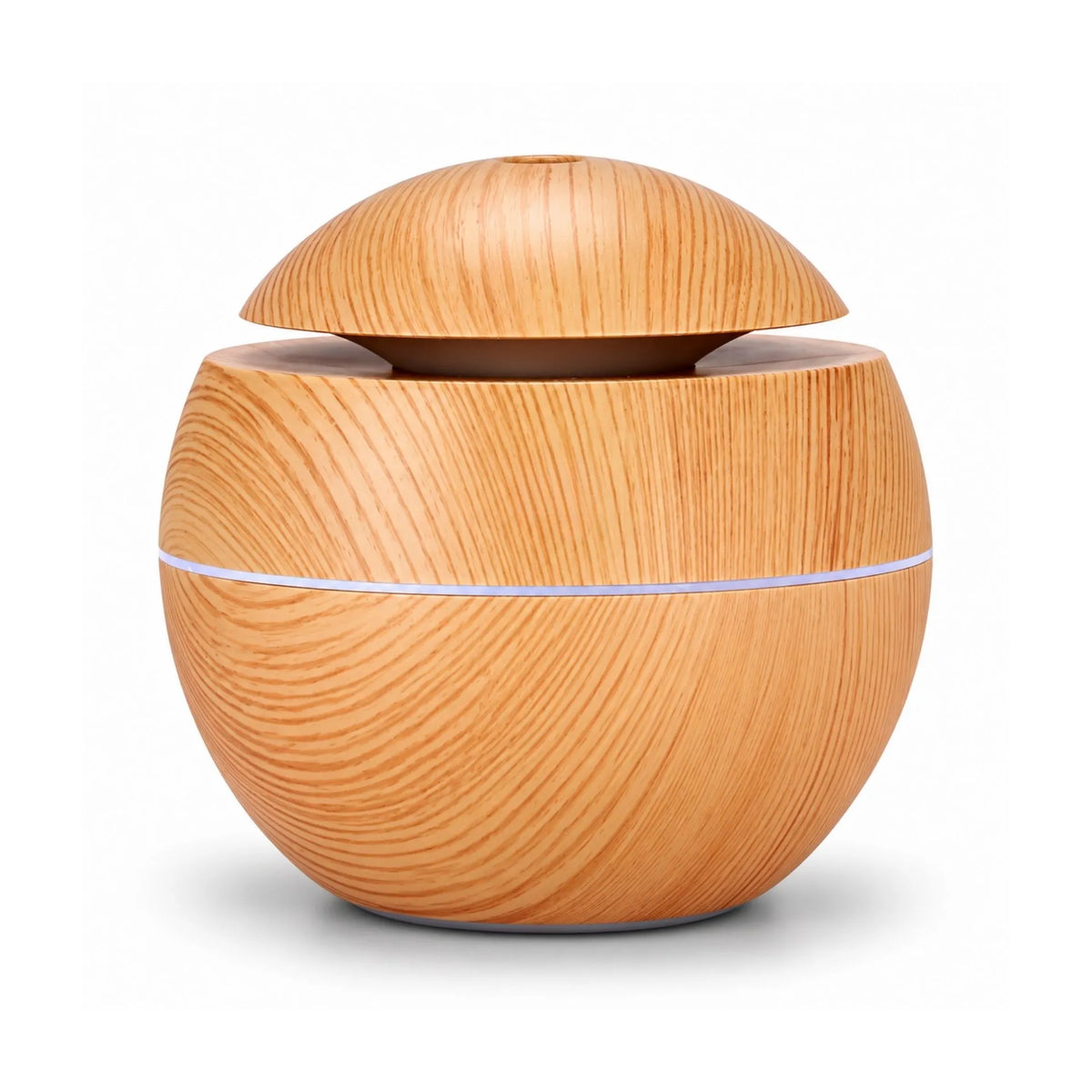 Humidificador De Aromas 200ml Con Luz LED Efecto Madera AE0033