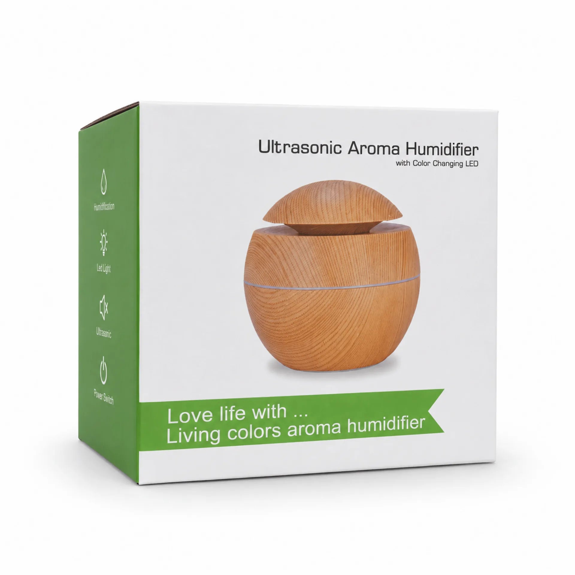 Humidificador Ultrasónico Difusor De Aromas RGB 200ml AE0134